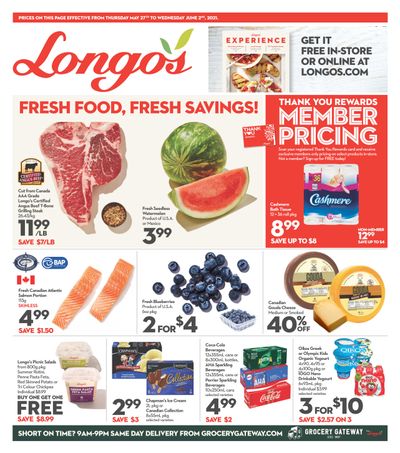 Longo's Flyer May 27 to June 2