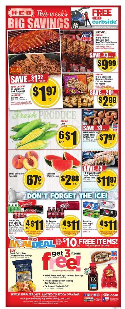 H-E-B (TX) Weekly Ad Flyer May 26 to June 1