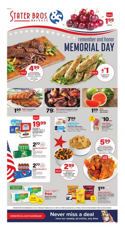 Stater Bros. (CA) Weekly Ad Flyer May 26 to June 1