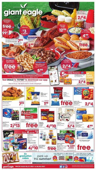 Giant Eagle (OH, PA) Weekly Ad Flyer May 27 to June 2