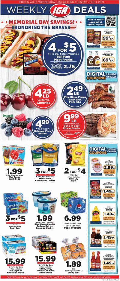 IGA Weekly Ad Flyer May 26 to June 1