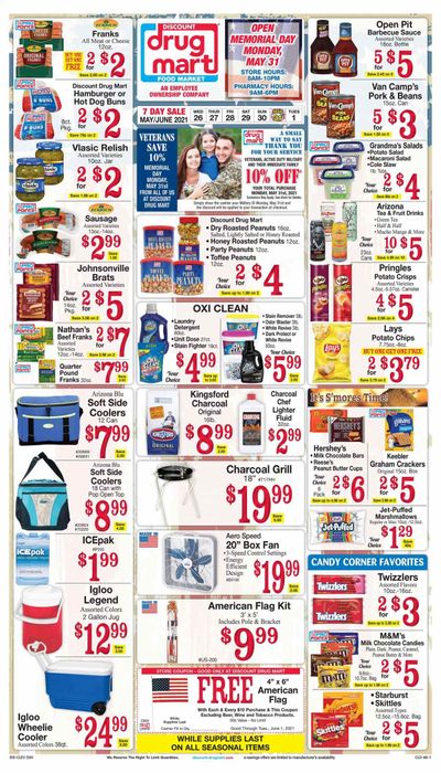 Discount Drug Mart (OH) Weekly Ad Flyer May 26 to June 1