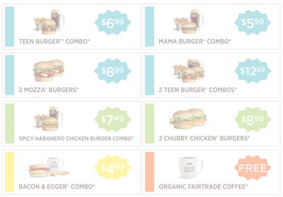 A&W Canada New Coupons: FREE Organic Fairtrade Coffee Mama Burger Combo for $5.99 + More Coupons
