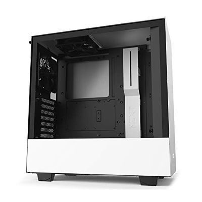 NZXT H510 Compact Atx Mid-Tower PC Gaming Case, Front I/O USB C Port, Tempered Glass Side Panel, Cable Management System