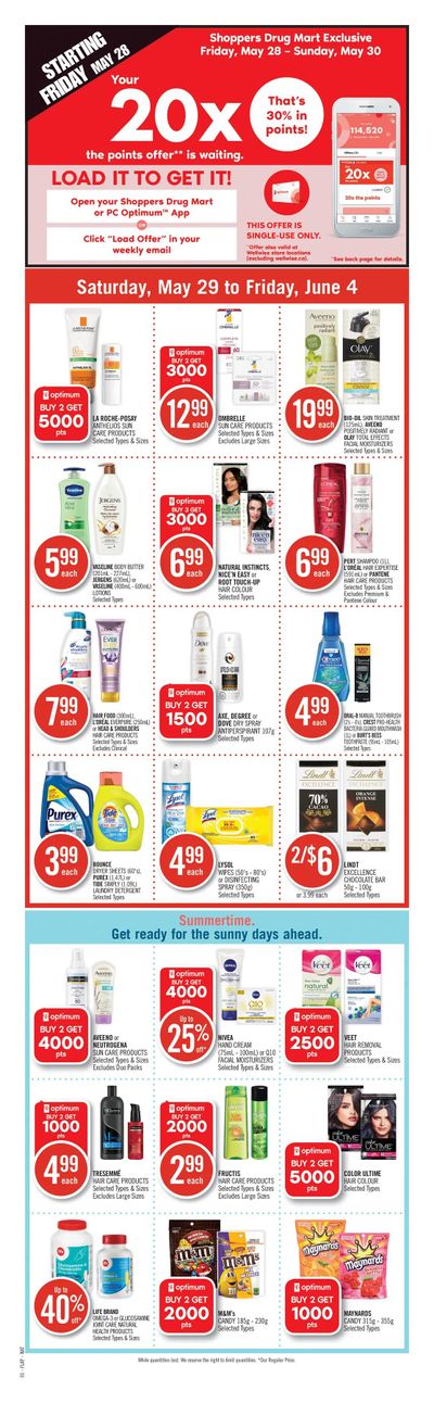Shoppers Drug Mart (ON) Flyer May 29 to June 4
