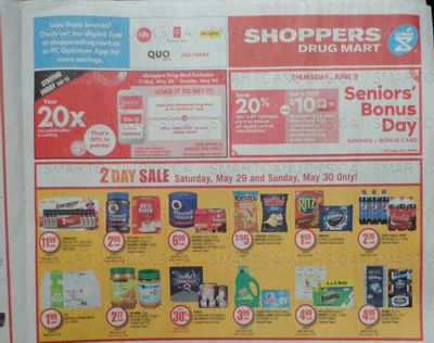 Shoppers Drug Mart Canada: 20x The PC Optimum Points Loadable Offer Coming This Weekend