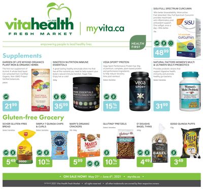 Vita Health Fresh Market Flyer May 21 to June 6