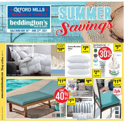 Beddington's Flyer May 26 to June 22