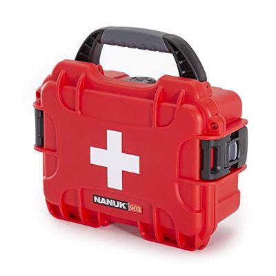 Nanuk 903 Waterproof First Aid Prepper Survival Gear Dust and Impact Resistant Case - Empty - Red $31.97 (Reg $37.48)