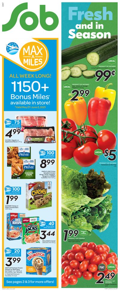 Sobeys (ON) Flyer May 27 to June 2