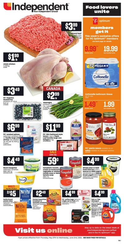 Independent Grocer (Atlantic) Flyer May 27 to June 2
