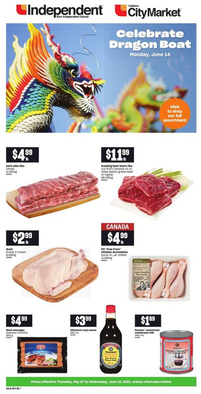 Loblaws (West) Celebrate Dragon Boat Flyer May 27 to June 16
