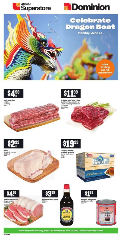 Atlantic Superstore Celebrate Dragon Boat Flyer May 27 to June 16