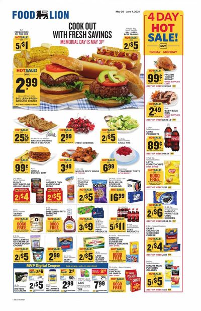 Food Lion (SC) Weekly Ad Flyer May 26 to June 1