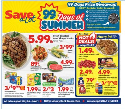 Save a Lot Weekly Ad Flyer May 26 to June 1