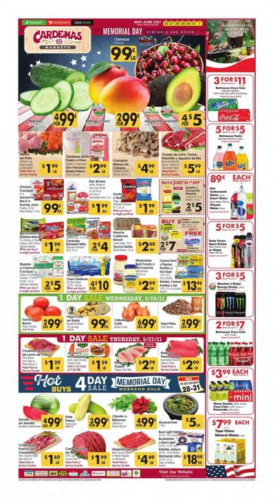 Cardenas (CA, NV) Weekly Ad Flyer May 26 to June 1