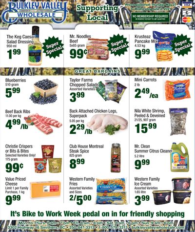 Bulkley Valley Wholesale Flyer May 27 to June 2