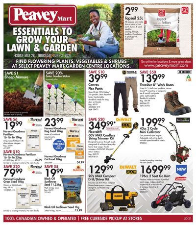 Peavey Mart Flyer May 28 to June 3
