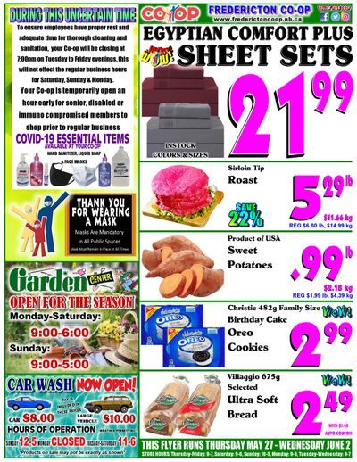 Fredericton Co-op Flyer May 27 to June 2