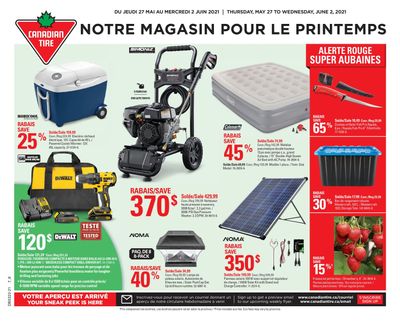Canadian Tire (QC) Flyer May 27 to June 2