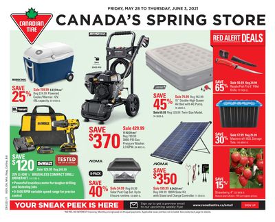 Canadian Tire (Atlantic) Flyer May 28 to June 3