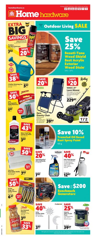 Home Hardware (Atlantic) Flyer May 27 to June 2