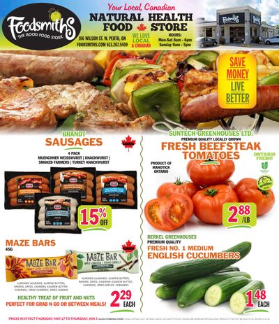 Foodsmiths Flyer May 27 to June 3