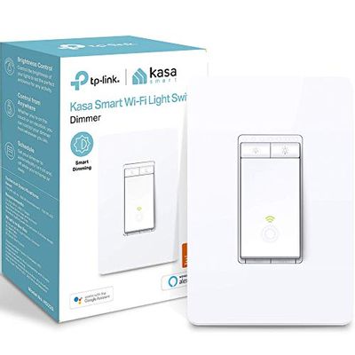 Kasa Smart Dimmer Switch by TP-Link (HS220) - Single Pole, Neutral Wire Required, 2.4GHz WiFi Light Switch for LED Lights, Works with Alexa and Google Assistant, UL Certified, 1-Pack $22.49 (Reg $29.99)