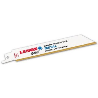 Lenox Gold 614GR-6-Inch 14TPI Titanium Edge Metal Cutting Reciprocating Blade, 5-Pack $17.22 (Reg $28.00)