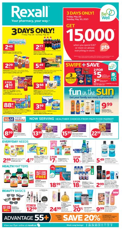 Rexall (West) Flyer May 28 to June 3