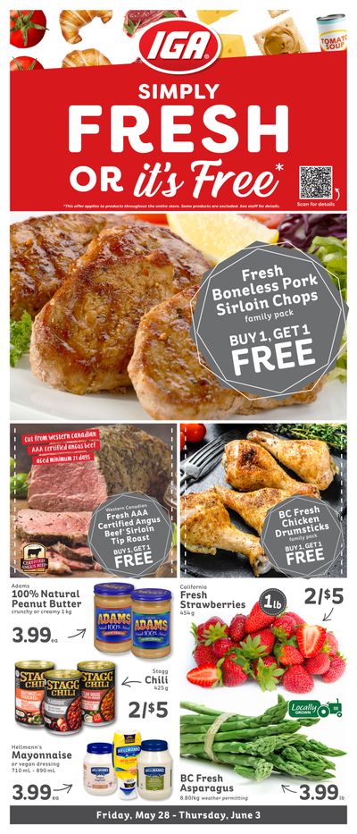 IGA Stores of BC Flyer May 28 to June 3