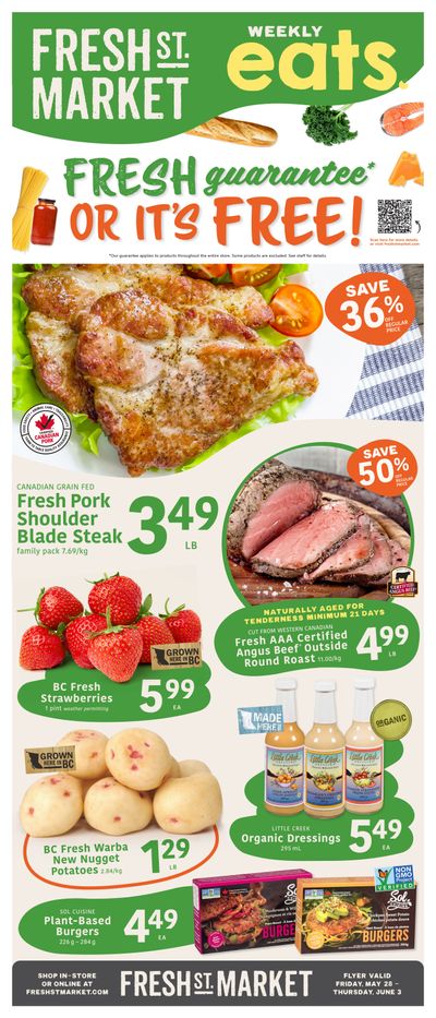 Fresh St. Market Flyer May 28 to June 3