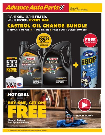 Advance Auto Parts Weekly Ad Flyer May 27 to June 30