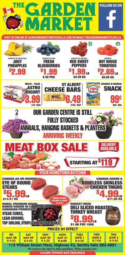 The Garden Market Flyer May 28 to June 3