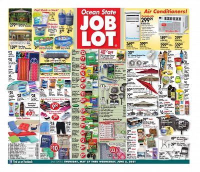 Ocean State Job Lot (CT, MA, ME, NH, NJ, NY, RI) Weekly Ad Flyer May 27 to June 2