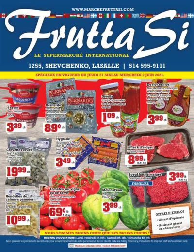 Frutta Si Flyer May 27 to June 2