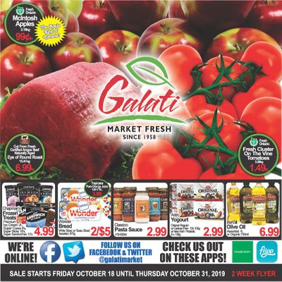 Galati Market Fresh Flyer October 18 to 31