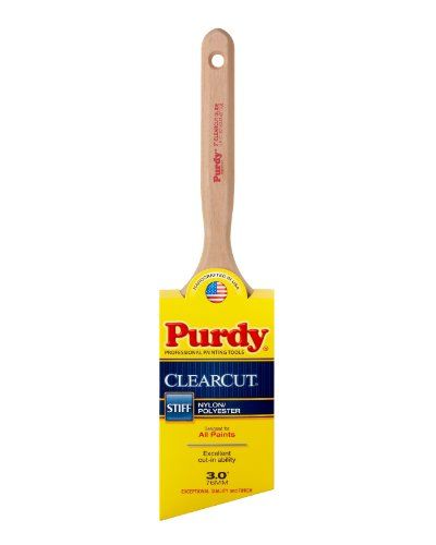Purdy 144152130 Clearcut Angular Trim Glide Brush, 3-Inch, 6-Pack