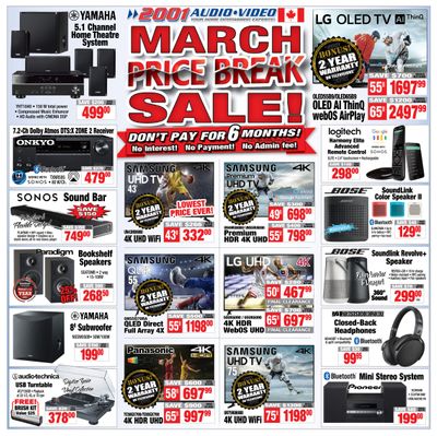 2001 Audio Video Flyer March 13 to 19