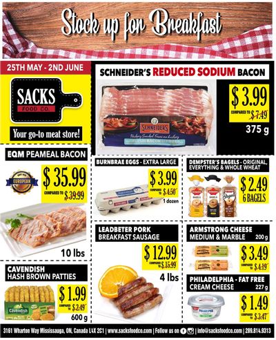 Sacks Food Co. Flyer May 25 to June 2