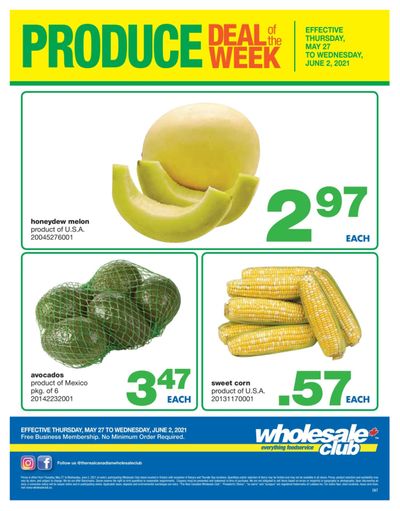 Wholesale Club (ON) Produce Deal of the Week Flyer May 27 to June 2