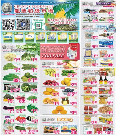 Grant's Food Mart Flyer May 28 to June 3
