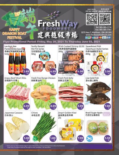 FreshWay Foodmart Flyer May 28 to June 3