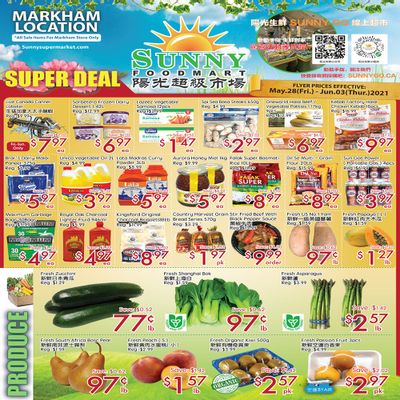 Sunny Foodmart (Markham) Flyer May 28 to June 3
