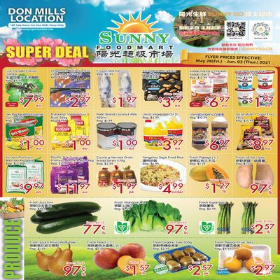 Sunny Foodmart (Don Mills) Flyer May 28 to June 3
