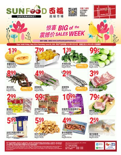 Sunfood Supermarket Flyer May 28 to June 3