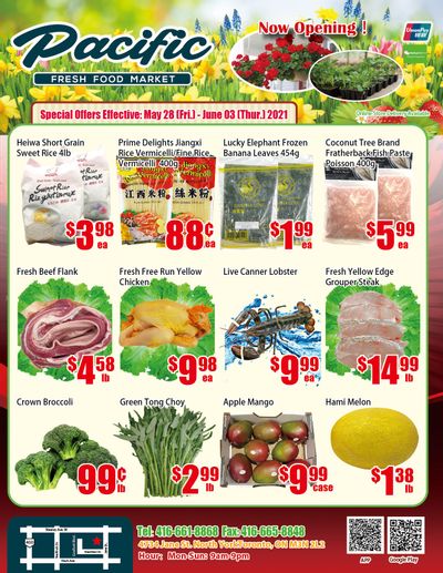 Pacific Fresh Food Market (North York) Flyer May 28 to June 3