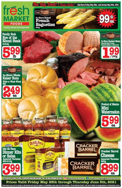 Fresh Market Foods Flyer May 28 to June 3