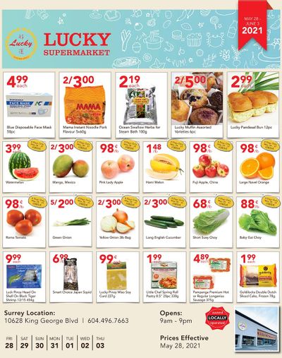 Lucky Supermarket (Surrey) Flyer May 28 to June 3