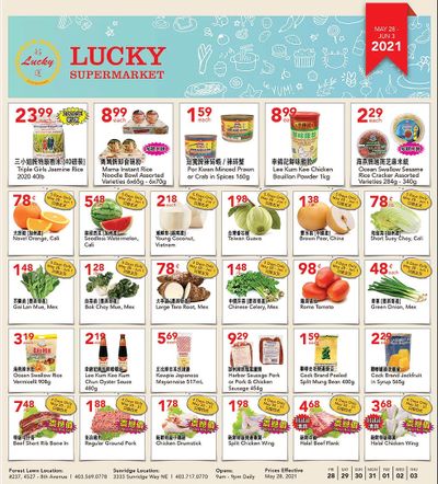 Lucky Supermarket (Calgary) Flyer May 28 to June 3